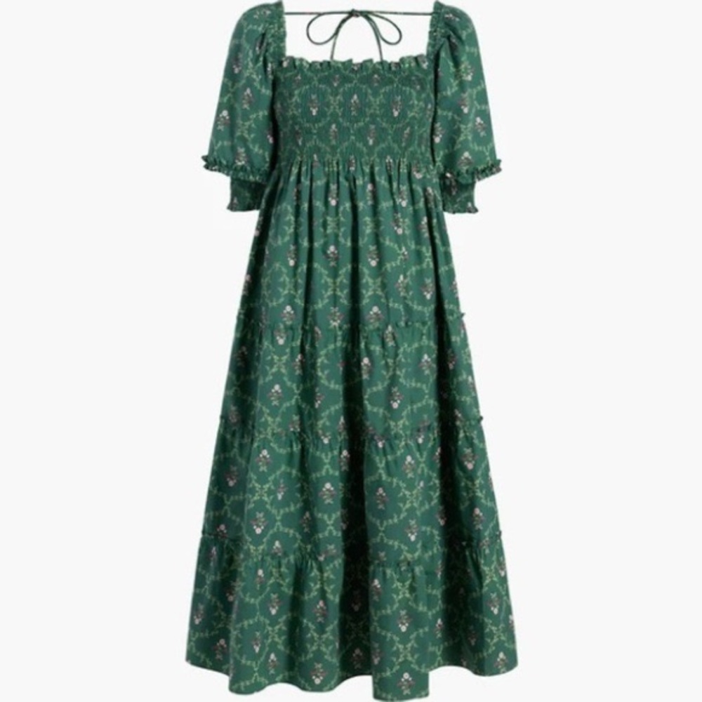 NWT Hill House Emerald Trellis Nesli